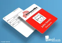 Crachá de Identificação - PVC Laminado - 0,76mm - 4x1 Cores
